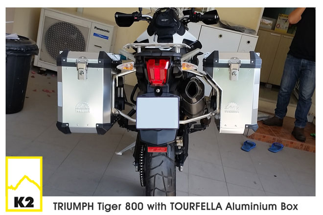 ราคาปี๊บพร้อมแร็ค Triumph Tiger 800XC