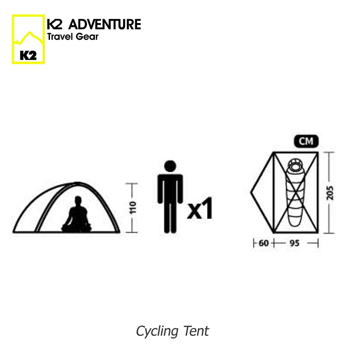 เต็นท์จักรยาน นอนคนเดียว รุ่น Cycling น้ำหนักเบา พับเก็บเล็ก กันฝน กันลม สนใจโทร. 092-4509254